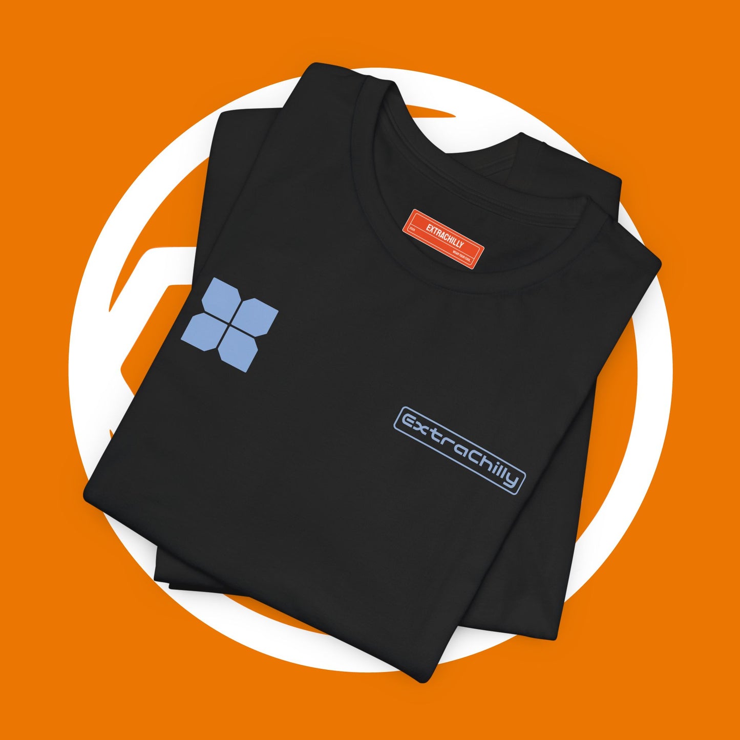 Minimalist 'stretchable' Logo Tee — Modern Graphic T-Shirt