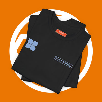 Minimalist 'stretchable' Logo Tee — Modern Graphic T-Shirt