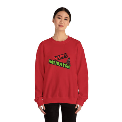 Happy Holidays Unisex Crewneck Sweatshirt