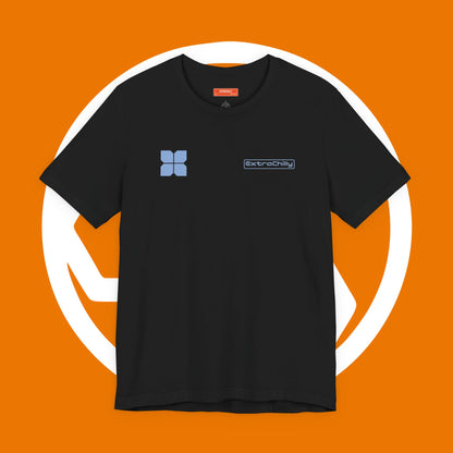 Minimalist 'stretchable' Logo Tee — Modern Graphic T-Shirt