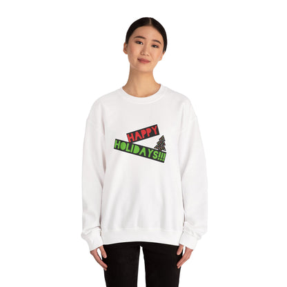 Happy Holidays Unisex Crewneck Sweatshirt