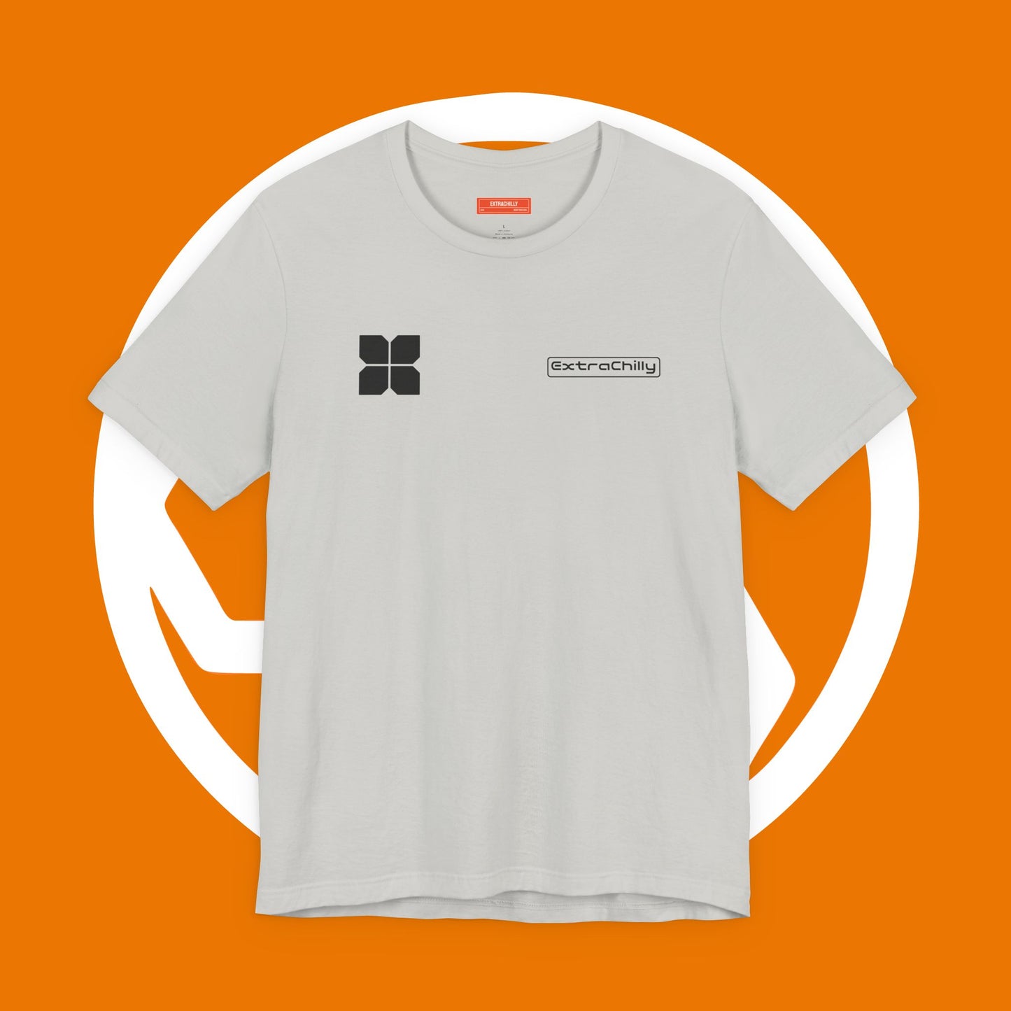 Minimalist 'stretchable' Logo Tee — Modern Graphic T-Shirt