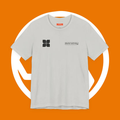 Minimalist 'stretchable' Logo Tee — Modern Graphic T-Shirt