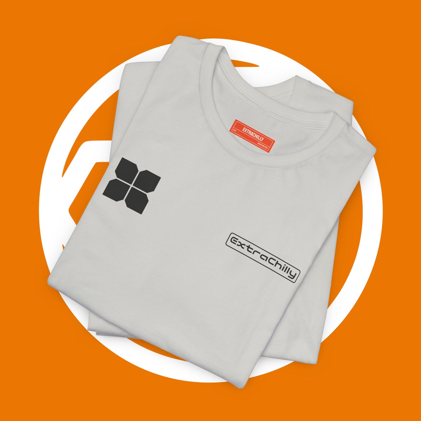 Minimalist 'stretchable' Logo Tee — Modern Graphic T-Shirt